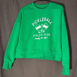Pickleball Athletic Club Green Sweater